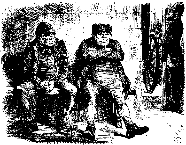 Two prisoners talking