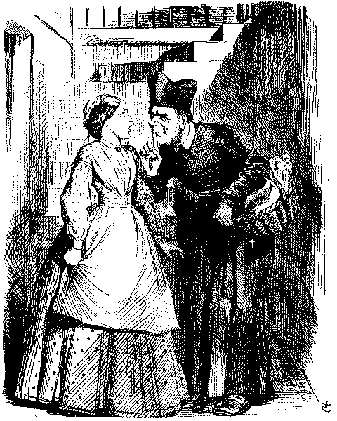Preist talking to woman