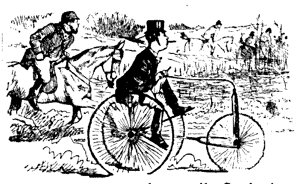 The hunt moves off