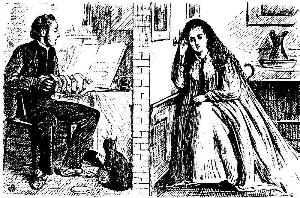 Lady eavesdropping