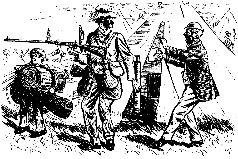 Men at shooting event
