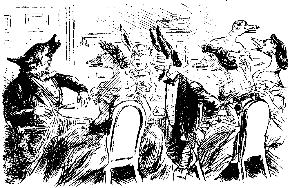 Seance attended by fabulous creatures