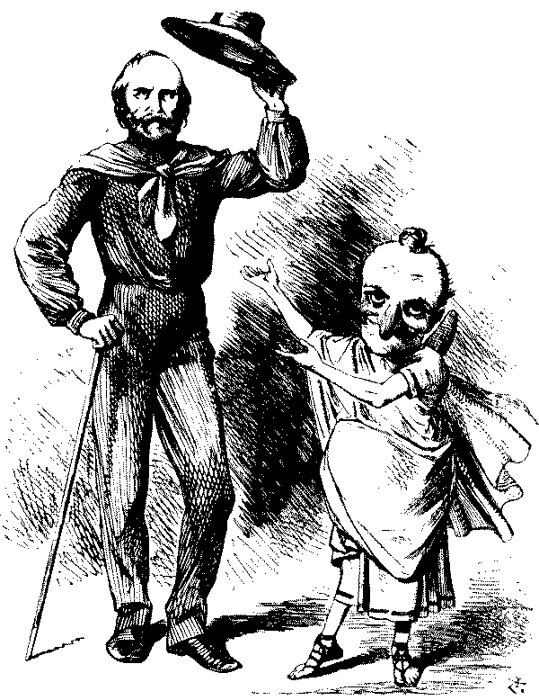 Mr Punch with Garibaldi