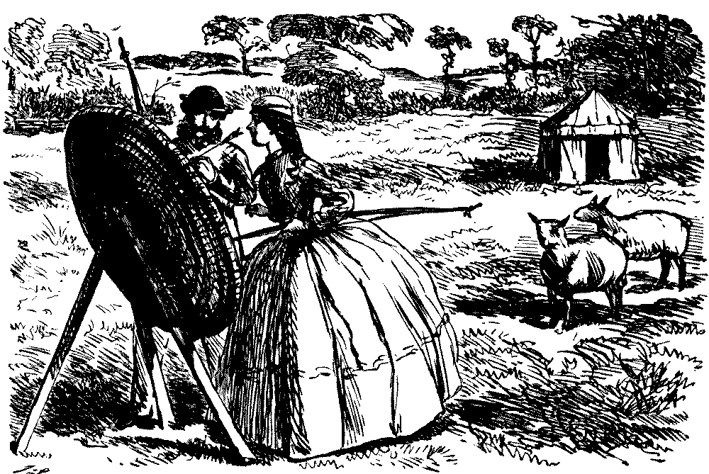Man and woman removing arrow from target
