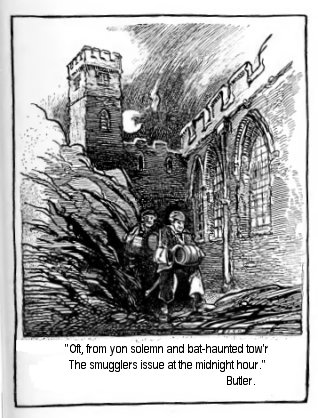 Smugglers using Church Tower for Storage