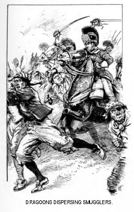 Dragoons dispersing smugglers