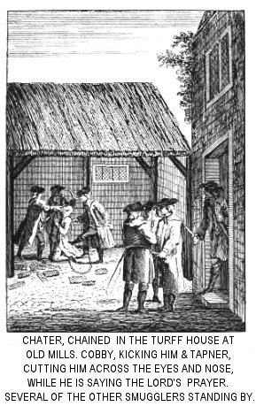 Chater being kicked and cut