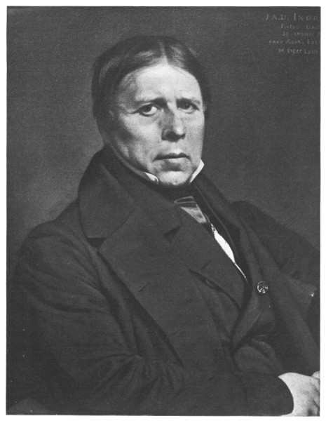 
PORTRAIT OF INGRES BY HIMSELF