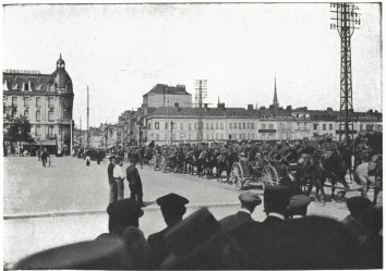 Retreat
of the
German
Artillery

(PLACE
DE LA GARE).