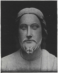 HEAD
OF THE
“BEAUTIFUL
GOD”
STATUE.