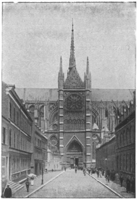 GABLE OF
SOUTH
TRANSEPT.

(facing the
Rue Robert
de Luzarches).