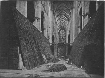 PROTECTION
OF THE
CHOIR STALLS.