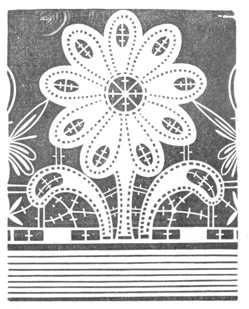 Lace flower design