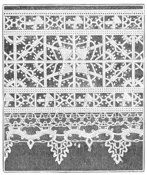 Lace with strong rectangular grids