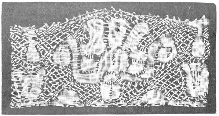 Rather coarse lace