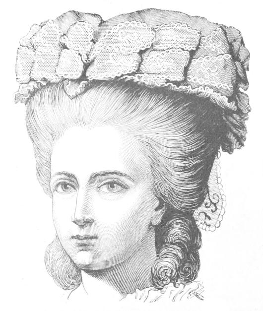Detail of lace on hat
