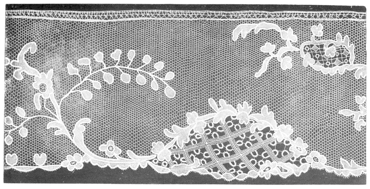Lace, long plant stems