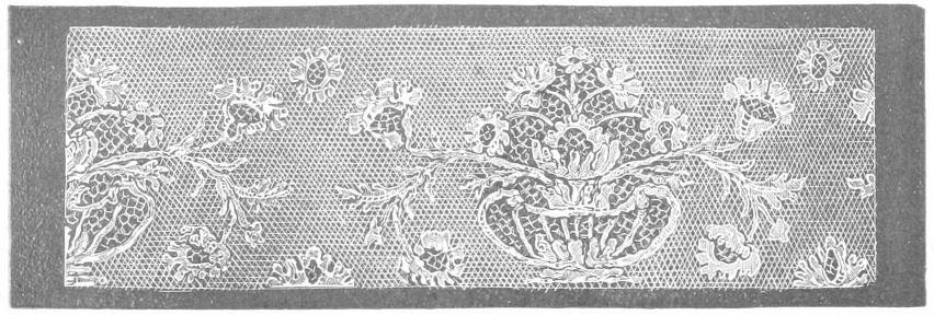 Lace showing flowers in bowls