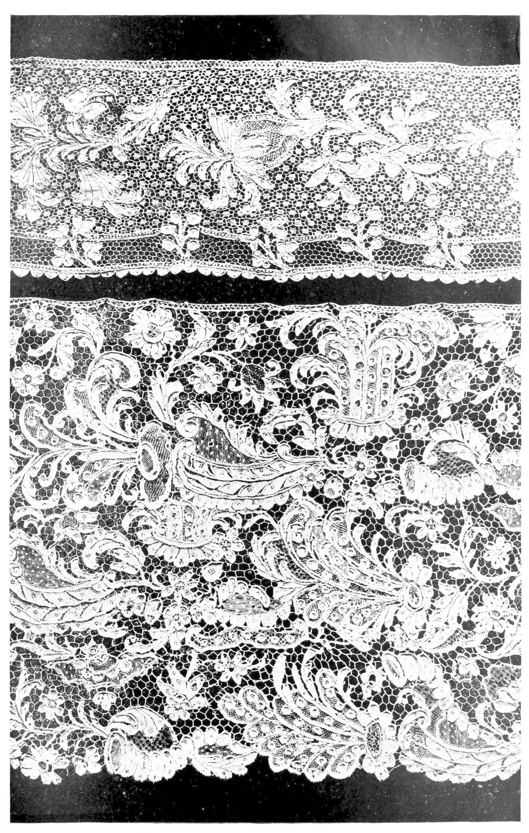 Lace foliage and flowers