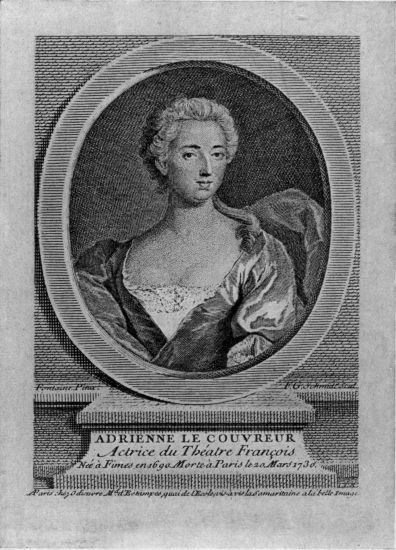 [Image unavailable: ADRIENNE LE COUVREUR
Actrice du Théatre François]