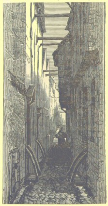 “Kitty Witches’ Row”—widest part looking
east