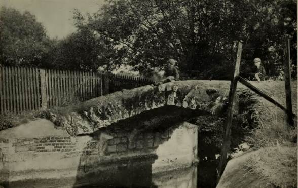 The Ancient bridge at Waltham Abbey, known as Harold’s
Bridge.  A most interesting Architectural Relic