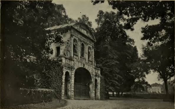 Temple Bar.  In its new home, at the main entrance to Theobalds
Park