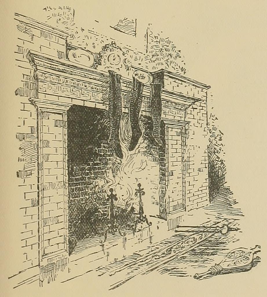 (‡ Fireplace with stockings)