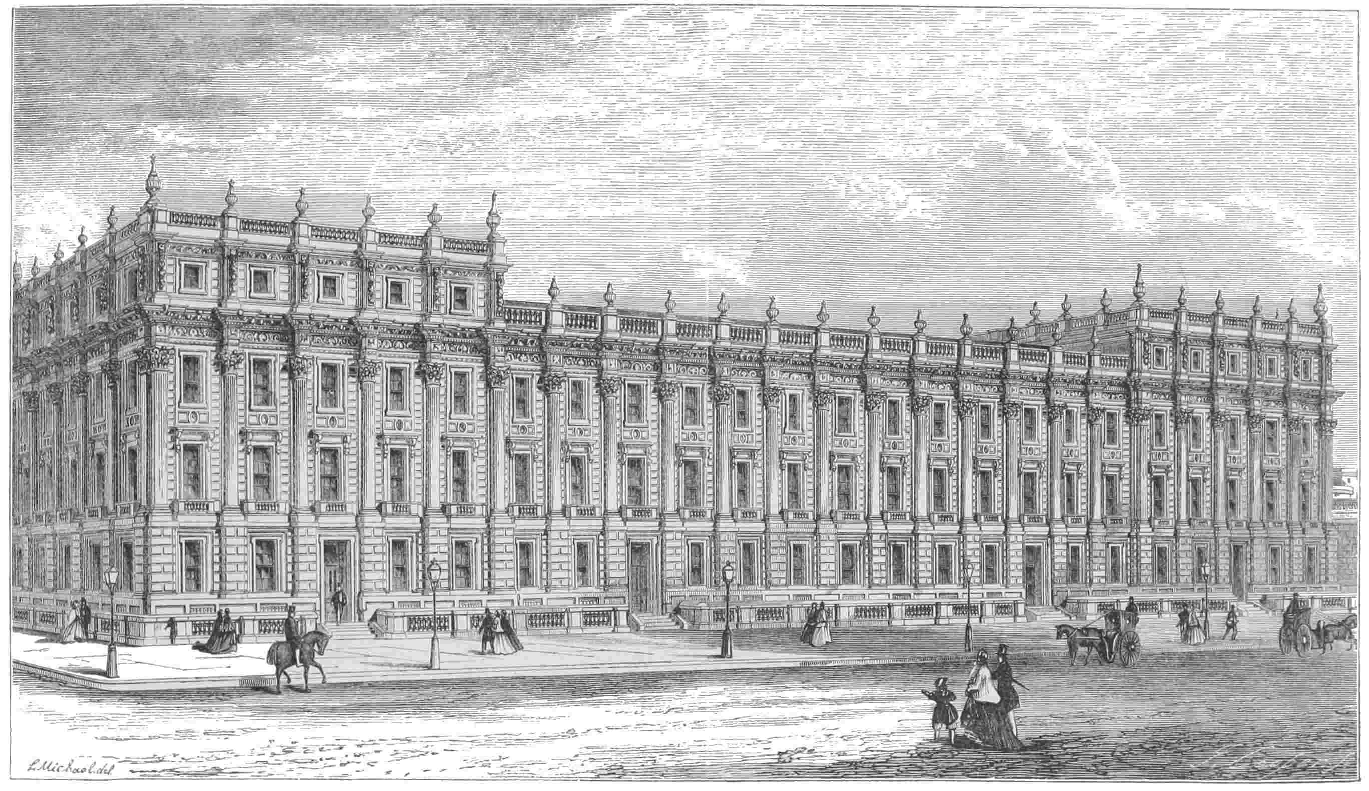 THE PRIVY COUNCIL OFFICE, BOARD OF TRADE, AND TREASURY,
WHITEHALL.

AFTER THE ALTERATIONS BY SIR CHARLES BARRY.