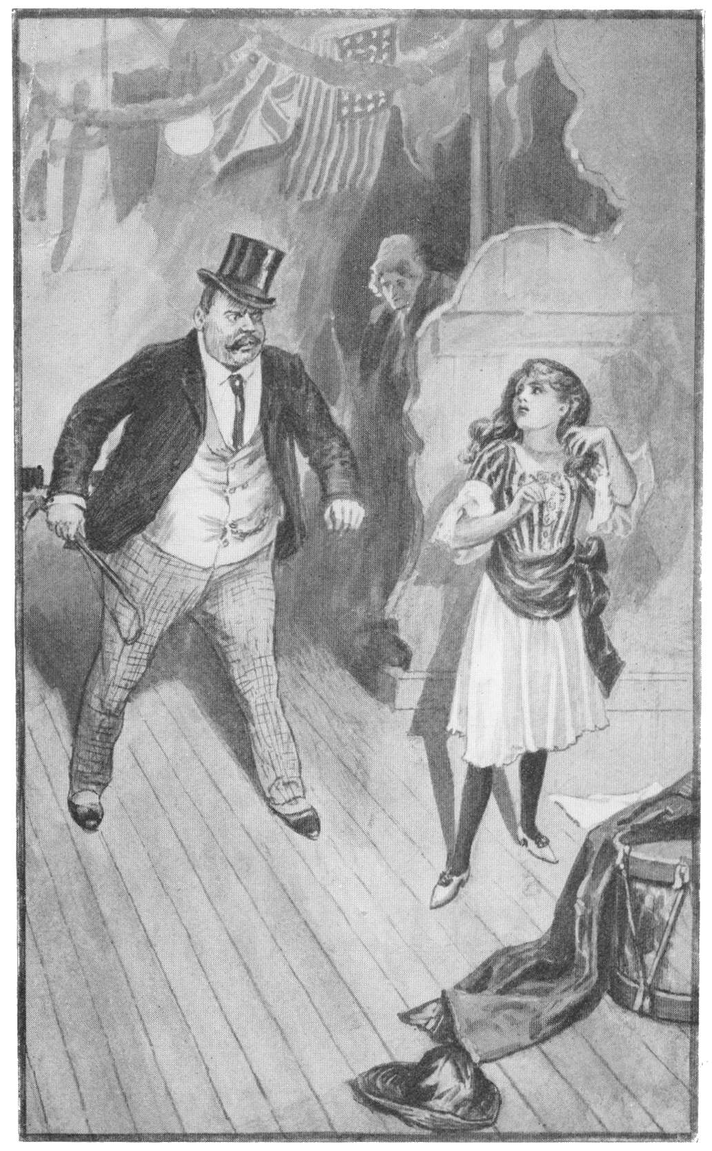 'Father, father,' she cried, 'I cannot, will not do
this.'