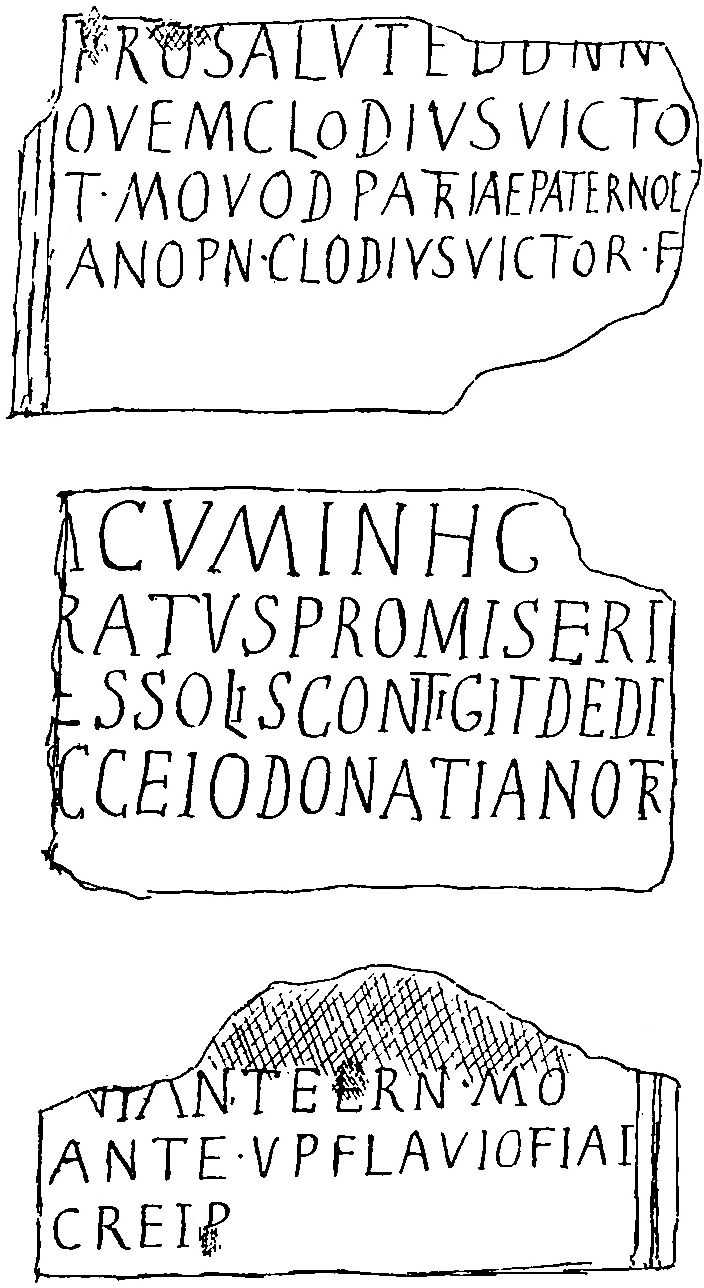 [Illustration&nbsp;: Inscriptions]