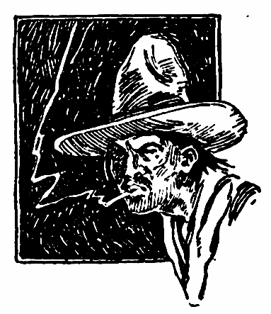 mean-looking cowboy
