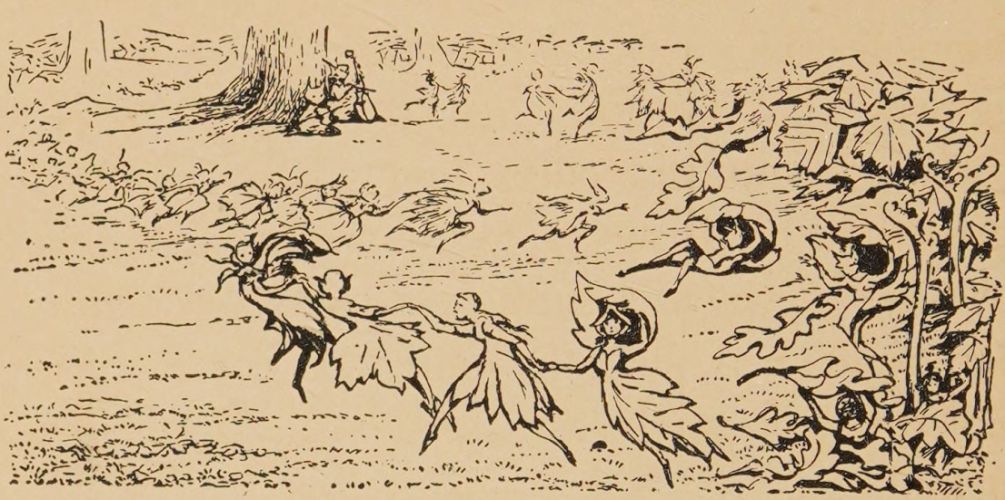 Fairies dancing.